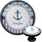 Anchors & Stripes Black Custom Cabinet Knob (Front and Side)