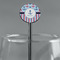 Anchors & Stripes Black Plastic 5.5" Stir Stick - Round - Main