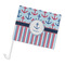 Anchors & Stripes Car Flag - Large - PARENT MAIN