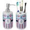 Anchors & Stripes Ceramic Bathroom Accessories