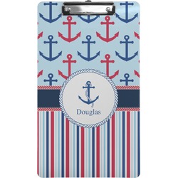 Anchors & Stripes Clipboard (Legal Size) (Personalized)