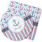 Anchors & Stripes Coasters Rubber Back - Main