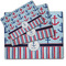 Anchors & Stripes Dog Food Mat - MAIN (sm, med, lrg)