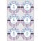 Anchors & Stripes Drink Topper - XLarge - Set of 6