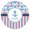 Anchors & Stripes Drink Topper - XSmall - Single