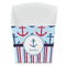 Anchors & Stripes French Fry Favor Box - Front View