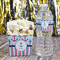 Anchors & Stripes French Fry Favor Box - w/ Water Bottle