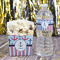 Anchors & Stripes French Fry Favor Box - w/ Water Bottle