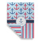 Anchors & Stripes Garden Flags - Large - Double Sided - FRONT FOLDED