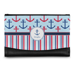 Anchors & Stripes Genuine Leather Women's Wallet - Small (Personalized)