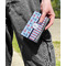 Anchors & Stripes Genuine Leather Womens Wallet - In Context