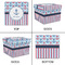 Anchors & Stripes Gift Boxes with Lid - Canvas Wrapped - XX-Large - Approval