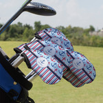 Anchors & Stripes Golf Club Iron Cover - Set of 9 (Personalized)