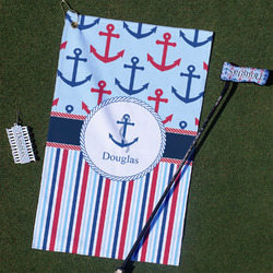Anchors & Stripes Golf Towel Gift Set (Personalized)