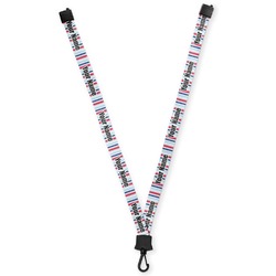 Anchors & Stripes Lanyard (Personalized)