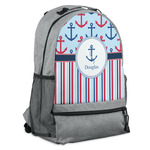 Anchors & Stripes Backpack (Personalized)