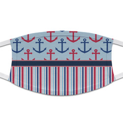 Anchors & Stripes Cloth Face Mask (T-Shirt Fabric)