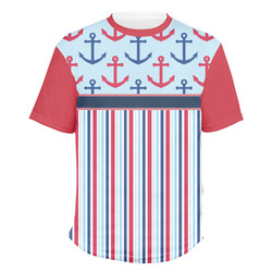 Anchors & Stripes Men's Crew T-Shirt - Small