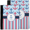 Anchors & Stripes Notebook Padfolio - MAIN