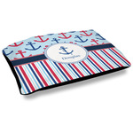 Anchors & Stripes Outdoor Dog Bed - Large (Personalized)