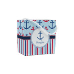 Anchors & Stripes Party Favor Gift Bags - Gloss (Personalized)