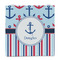 Anchors & Stripes Party Favor Gift Bag - Matte - Front