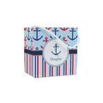 Anchors & Stripes Party Favor Gift Bags - Matte (Personalized)