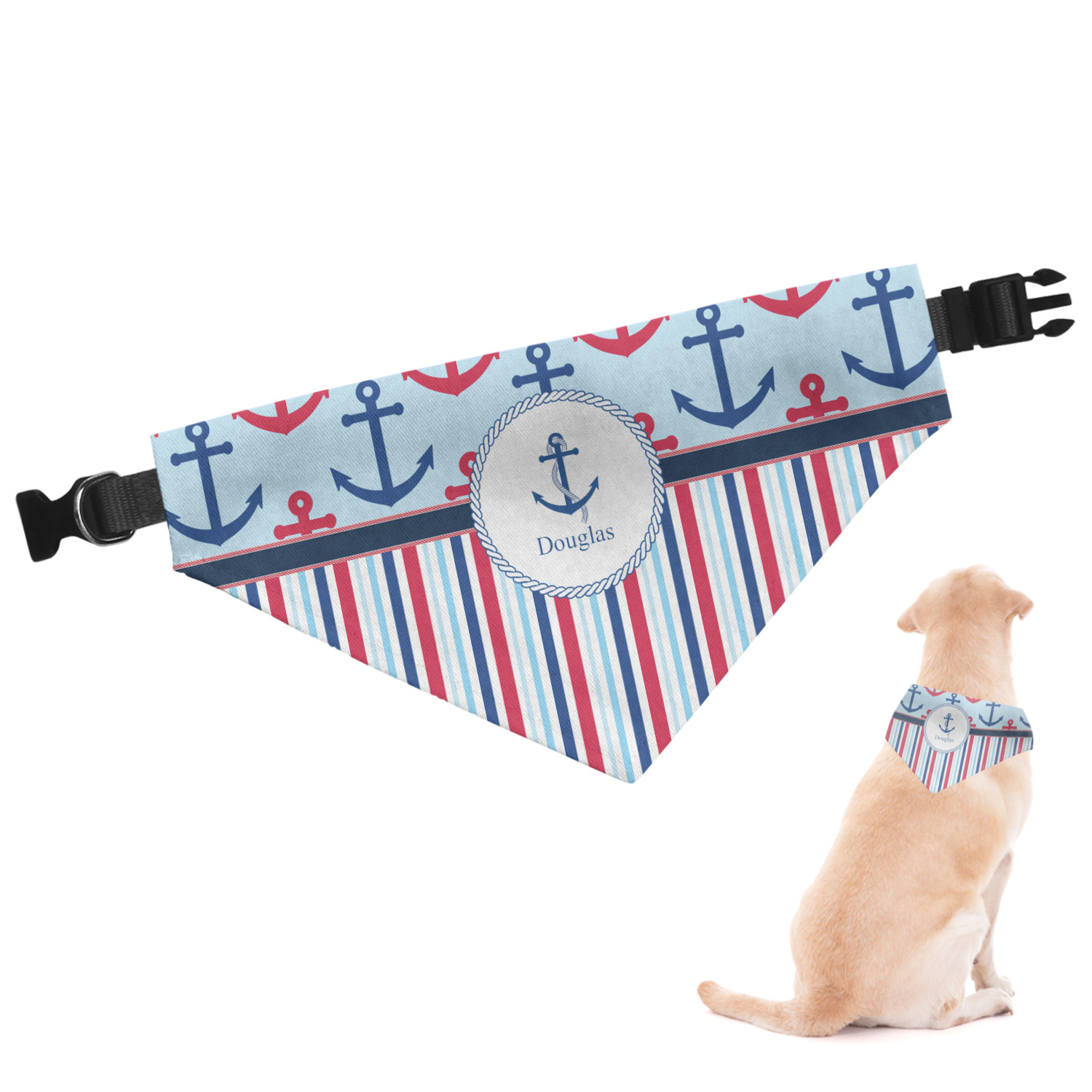 anchor dog bandana