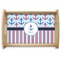 Anchors & Stripes Serving Tray Wood Small - Main