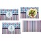 Anchors & Stripes Set of Rectangular Dinner Plates