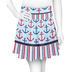 Anchors & Stripes Skater Skirt - X Large