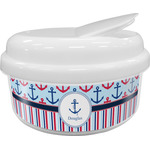 Anchors & Stripes Snack Container (Personalized)