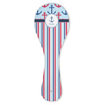 Anchors & Stripes Ceramic Spoon Rest (Personalized)