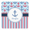 Anchors & Stripes Square Decal