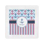 Anchors & Stripes Standard Cocktail Napkins (Personalized)