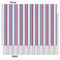 Anchors & Stripes Tissue Paper - Heavyweight - Medium - Front & Back
