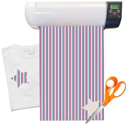 Anchors & Stripes Heat Transfer Vinyl Sheet (12"x18")