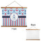 Anchors & Stripes Wall Hanging Tapestry - Landscape - APPROVAL