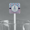 Anchors & Stripes White Plastic Stir Stick - Square - Main