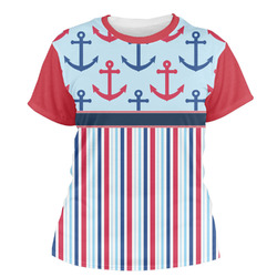 Anchors & Stripes Women's Crew T-Shirt - Small