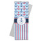 Anchors & Stripes Yoga Mat Towel with Yoga Mat