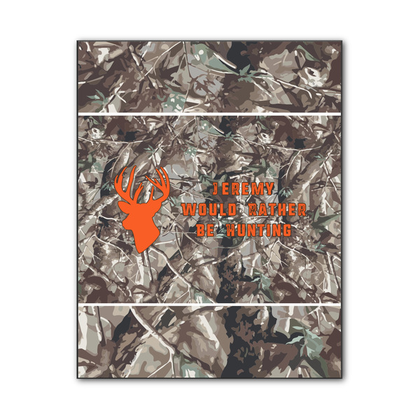 Custom Hunting Camo Wood Print - 11x14 (Personalized)