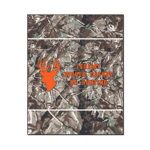 Custom Hunting Camo Wood Print - 16x20 (Personalized)