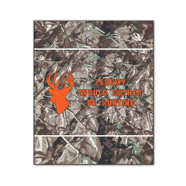 Custom Hunting Camo Wood Print - 20x24 (Personalized)