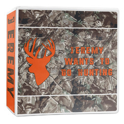 Hunting Camo 3-Ring Binder - 2 inch (Personalized)