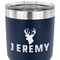 Hunting Camo 30 oz Stainless Steel Ringneck Tumbler - Navy - CLOSE UP