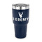 Hunting Camo 30 oz Stainless Steel Ringneck Tumblers - Navy - FRONT