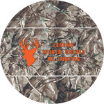 Hunting Camo Multipurpose Round Labels - 5" (Personalized)