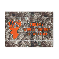 Hunting Camo 5' x 7' Indoor Area Rug (Personalized)