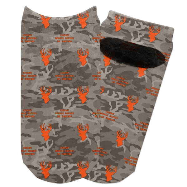 Custom Hunting Camo Adult Ankle Socks (Personalized)